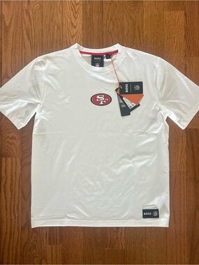 San Francisco 49ers Hugo Boss BOSS Doublesided T-Shirt Size Large NEW